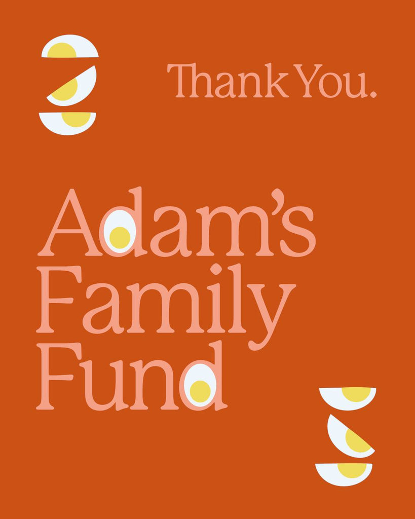 Adam's Family Fundへご寄付いただいた皆さまへ